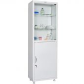 Шкаф медицинский Hilfe МД 1 1760/SG (металл/стекло, 600x400x1850 мм)