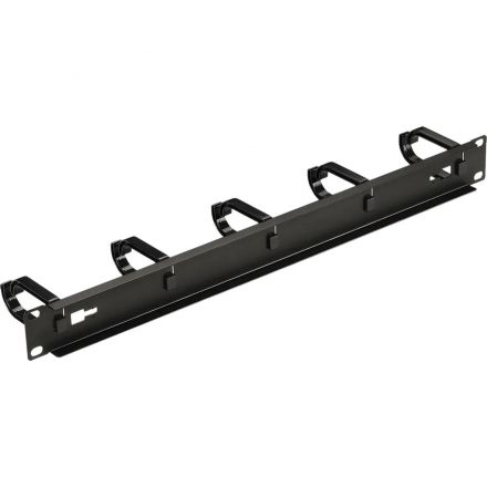 Кабельный органайзер Lanmaster LAN-ORG-1U 19 с пластиковыми кольцами, 1U Кабельный органайзер Lanmaster LAN-ORG-1U 19 с пластиковыми кольцами, 1U