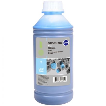 Чернила Cactus CS-EPT6735-1000 T6735 св.-гол. 1000мл для Epson L800 Чернила Cactus CS-EPT6735-1000 T6735 св.-гол. 1000мл для Epson L800