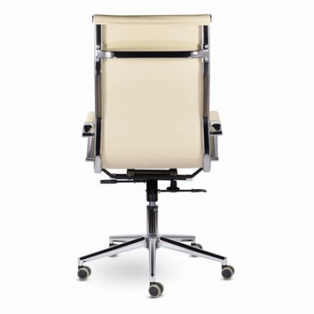 Кресло офисное BRABIX PREMIUM "Kayman EX-532", экокожа, хром, бежевое, 532544 Кресло офисное BRABIX PREMIUM "Kayman EX-532", экокожа, хром, бежевое, 532544