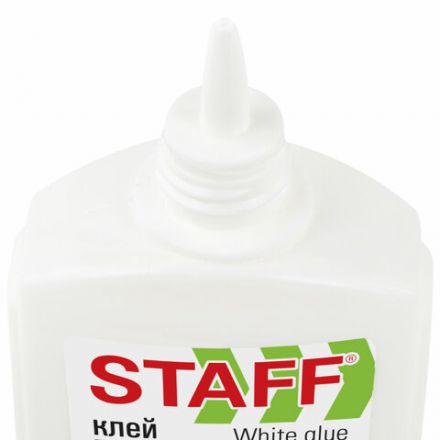 Клей ПВА STAFF EVERYDAY, 125 г, с дозатором, 227387 Клей ПВА STAFF EVERYDAY, 125 г, с дозатором, 227387