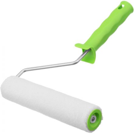 Валик 200 мм D=36 мм с ручкой 6 мм полиакрил, шерсть Велюр Сибртех 80134 Валик 200 мм D=36 мм с ручкой 6 мм полиакрил, шерсть Велюр Сибртех 80134