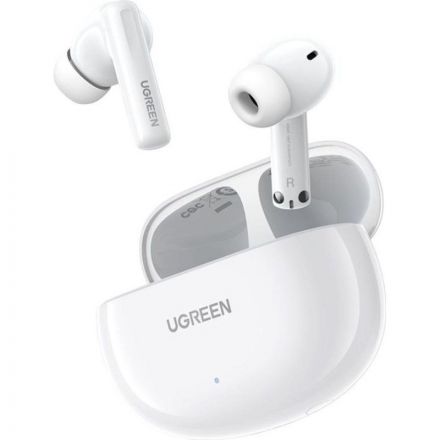 Наушники UGREEN WS200 (15158) HiTune T6 Earbuds ANC, белый Наушники UGREEN WS200 (15158) HiTune T6 Earbuds ANC, белый