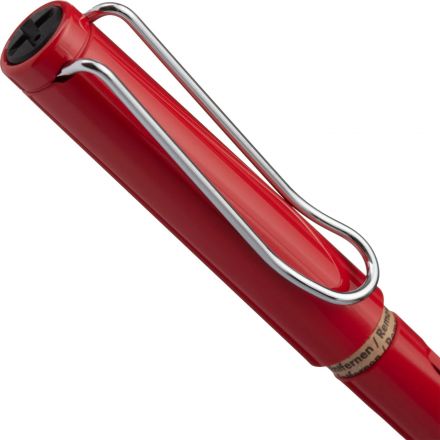 Ручка перьевая LAMY 016 safari, Красный, F, 4000181