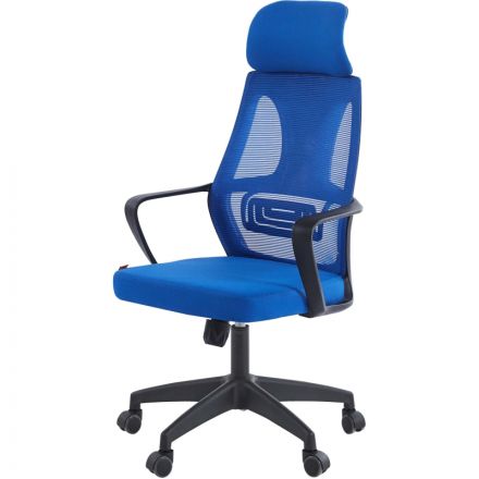 Кресло VT_Chairman CH636 черный пластик, синий Кресло VT_Chairman CH636 черный пластик, синий