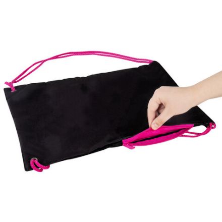 Мешок для обуви BRAUBERG плотный, карман на молнии, подкладка, 43х33 см, Neon Pink, 272428 Мешок для обуви BRAUBERG плотный, карман на молнии, подкладка, 43х33 см, Neon Pink, 272428