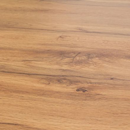 Стол PLUTO, ЛДСП/металл, 120x80x77 см, Дуб вотан/Черный Стол PLUTO, ЛДСП/металл, 120x80x77 см, Дуб вотан/Черный