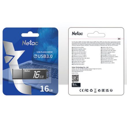 Флеш-диск 16 GB NETAC U351, USB 3.0, черный, NT03U351N-016G-30BK Флеш-диск 16 GB NETAC U351, USB 3.0, черный, NT03U351N-016G-30BK