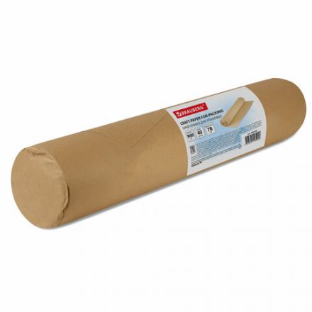Крафт-бумага в рулоне, 1000 мм x 40 м, плотность 78 г/м2, Марка А (Коммунар), BRAUBERG, 440148 Крафт-бумага в рулоне, 1000 мм x 40 м, плотность 78 г/м2, Марка А (Коммунар), BRAUBERG, 440148