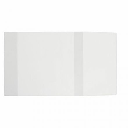 Обложка ПВХ для учебников и тетрадей А4, контурных карт БОЛЬШОГО ФОРМАТА, ПЛОТНАЯ, 100мкм, 300х580 мм, универс., прозрачная, ПИФАГОР, 229318