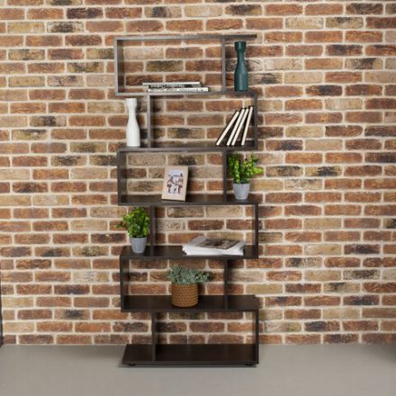 Стеллаж BRABIX "Scandi SH-008", 730х250х1760 мм, 6 секций, ЛДСП, венге, 641899, ЦБ013658-3 Стеллаж BRABIX "Scandi SH-008", 730х250х1760 мм, 6 секций, ЛДСП, венге, 641899, ЦБ013658-3