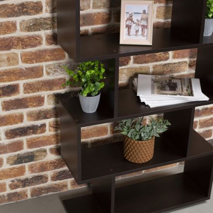 Стеллаж BRABIX "Scandi SH-008", 730х250х1760 мм, 6 секций, ЛДСП, венге, 641899, ЦБ013658-3 Стеллаж BRABIX "Scandi SH-008", 730х250х1760 мм, 6 секций, ЛДСП, венге, 641899, ЦБ013658-3