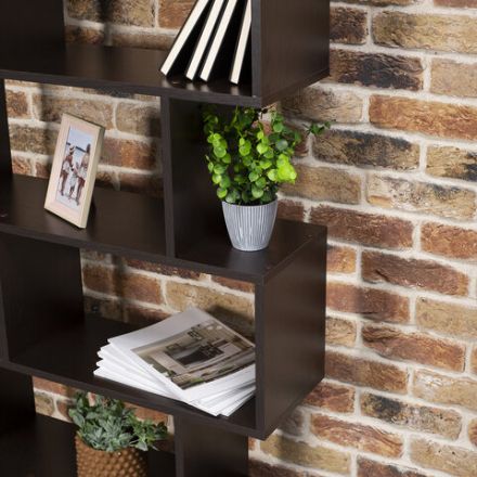 Стеллаж BRABIX "Scandi SH-008", 730х250х1760 мм, 6 секций, ЛДСП, венге, 641899, ЦБ013658-3 Стеллаж BRABIX "Scandi SH-008", 730х250х1760 мм, 6 секций, ЛДСП, венге, 641899, ЦБ013658-3