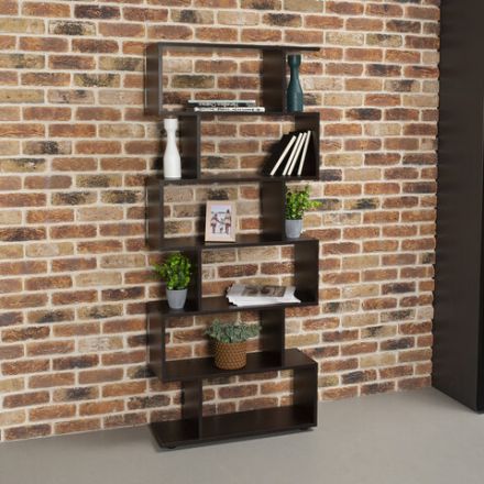 Стеллаж BRABIX "Scandi SH-008", 730х250х1760 мм, 6 секций, ЛДСП, венге, 641899, ЦБ013658-3 Стеллаж BRABIX "Scandi SH-008", 730х250х1760 мм, 6 секций, ЛДСП, венге, 641899, ЦБ013658-3