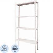 Стеллаж металлический P_МС-15/57 с 4-мя полками 700х500х1500