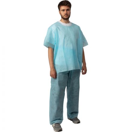 Костюм мед. хирургич.н/с (рубаш.,брюки), спанбонд р.56-58 пл.42  Гекса