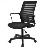 Кресло UA_Webstar GTP Black сетка/ткань, черный, пластик, пиастра