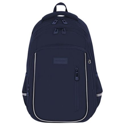 Рюкзак BRAUBERG INTENT, 2 отделения, 4 кармана, "Navy blue", 39х27х14 см, 273113