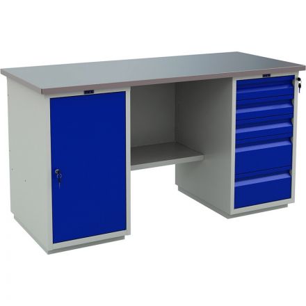 Метал.Мебель ПРАКТИК_Profi W Верстак (№603) WT160.WD1/WD5.000 Метал.Мебель ПРАКТИК_Profi W Верстак (№603) WT160.WD1/WD5.000