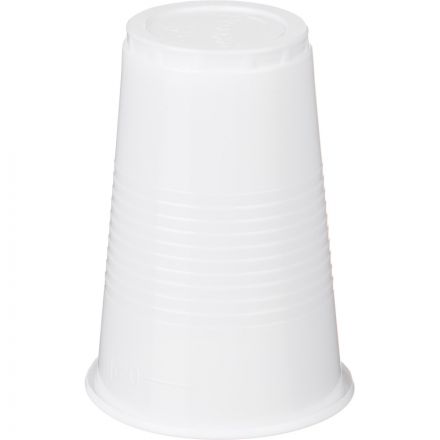 Стакан одноразовый 200мл белый, ПП, А25, 2000шт/кор