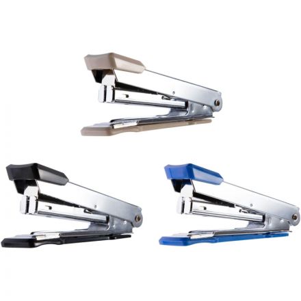 Степлер Deli PRO N10 до 15 лис.,антистеп,+ скобы (1000 шт),блистер, ассорти Степлер Deli PRO N10 до 15 лис.,антистеп,+ скобы (1000 шт),блистер, ассорти