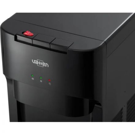 Кулер для воды VATTEN V45NKB напольный, компрессорный, черный, холодильник Кулер для воды VATTEN V45NKB напольный, компрессорный, черный, холодильник