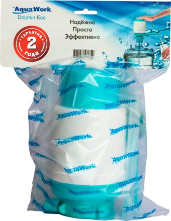 Помпа для воды Дельфин Эко бирюзовая (в пакете)