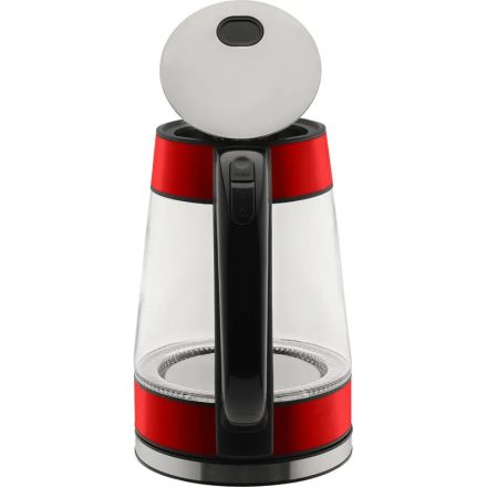 Чайник электрический SCARLETT SC-EK27G79, стекло, 2200Вт, 1.7л, красный Чайник электрический SCARLETT SC-EK27G79, стекло, 2200Вт, 1.7л, красный