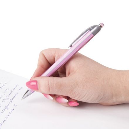 Ручка шариковая автоматическая BRAUBERG "Sakura", СИНЯЯ, корпус ассорти, узел 0,5 мм, линия письма 0,3 мм, 141287 Ручка шариковая автоматическая BRAUBERG "Sakura", СИНЯЯ, корпус ассорти, узел 0,5 мм, линия письма 0,3 мм, 141287