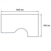Стол эргономичный ST_Комфорт Правый дуб шамони светлый К.123 ДШ