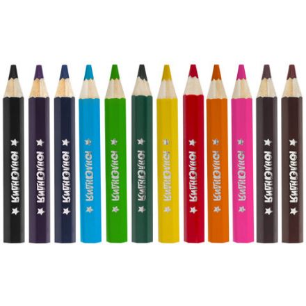 Карандаши цветные утолщенные ЮНЛАНДИЯ "МАЛЫШИ-КАРАНДАШИ", 12 цветов, укороченные, шестигранные, грифель 5 мм, натуральное дерево, 181376 Карандаши цветные утолщенные ЮНЛАНДИЯ "МАЛЫШИ-КАРАНДАШИ", 12 цветов, укороченные, шестигранные, грифель 5 мм, натуральное дерево, 181376