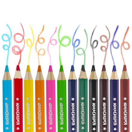 Карандаши цветные утолщенные ЮНЛАНДИЯ "МАЛЫШИ-КАРАНДАШИ", 12 цветов, укороченные, шестигранные, грифель 5 мм, натуральное дерево, 181376 Карандаши цветные утолщенные ЮНЛАНДИЯ "МАЛЫШИ-КАРАНДАШИ", 12 цветов, укороченные, шестигранные, грифель 5 мм, натуральное дерево, 181376