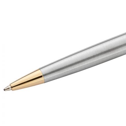 Ручка шариковая WATERMAN HEMISPHERE S0920370 сталь с позол лин сред чер син Ручка шариковая WATERMAN HEMISPHERE S0920370 сталь с позол лин сред чер син
