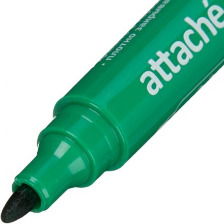 Маркер для флипчартов по бумаге Attache зеленый 2-3 мм круглый нак