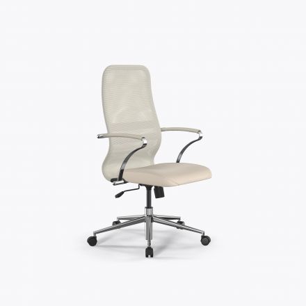 Кресло Sit 8 B2-9K - X2+Extra /Uh00/Wh12/K15cL(M09.B23.G18.W02) Молочный Кресло Sit 8 B2-9K - X2+Extra /Uh00/Wh12/K15cL(M09.B23.G18.W02) Молочный