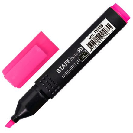 Текстовыделитель STAFF College "STICK HL-497", РОЗОВЫЙ, 1-4 мм, 151499 Текстовыделитель STAFF College "STICK HL-497", РОЗОВЫЙ, 1-4 мм, 151499