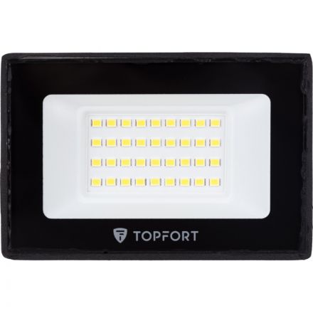 Прожектор светодиодный TOPFORT LED FL 30W 6500K 2550Лм IP65 Прожектор светодиодный TOPFORT LED FL 30W 6500K 2550Лм IP65