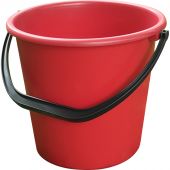 Ведро 10 л хозяйственное пластиковое красное Ведро 10 л хозяйственное пластиковое красное