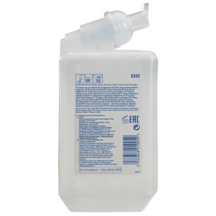 Картридж с пенным мылом одноразовый KIMBERLY-CLARK SCOTT "Control", 1 л, прозрачный, артикул 6342