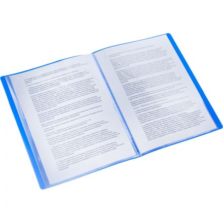 Папка файловая на 20 файлов Attache Economy Элементари А4 500мкм син Папка файловая на 20 файлов Attache Economy Элементари А4 500мкм син