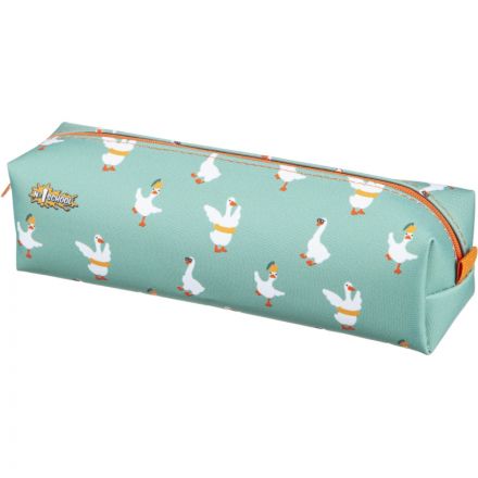 Пенал -косметичка  Гуси ПМО 31-20  ткань мягкий,  210х50х60