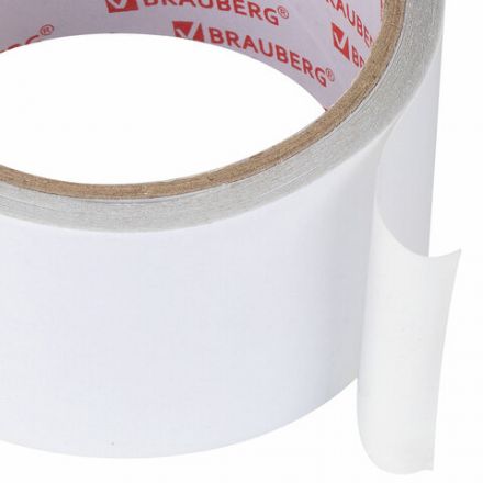Клейкая двухсторонняя лента 50 мм х 8 м, ПОЛИПРОПИЛЕНОВАЯ ОСНОВА, 90 мкм, BRAUBERG, 600481 Клейкая двухсторонняя лента 50 мм х 8 м, ПОЛИПРОПИЛЕНОВАЯ ОСНОВА, 90 мкм, BRAUBERG, 600481
