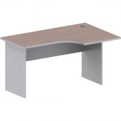 Стол Easy St правый (008,235) темный дуб/серый (560/030) Ш1400