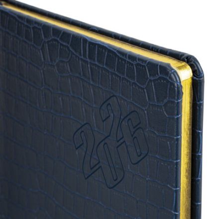 Еженедельник датированный 2026 А5 145х215 мм, BRAUBERG "Comodo", под кожу, темно-синий, 117167 Еженедельник датированный 2026 А5 145х215 мм, BRAUBERG "Comodo", под кожу, темно-синий, 117167