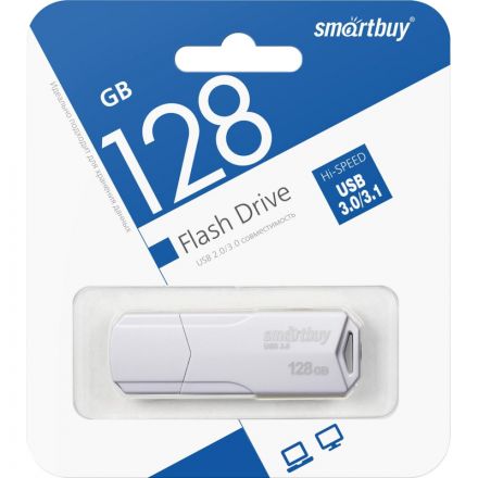 Флеш-память Smartbuy UFD 3.0/3.1 128GB CLUE White (SB128GBCLU-W3) Флеш-память Smartbuy UFD 3.0/3.1 128GB CLUE White (SB128GBCLU-W3)