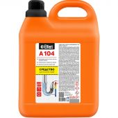 Средство для очистки канализационных труб Effect Alfa 104 5 л Средство для очистки канализационных труб Effect Alfa 104 5 л