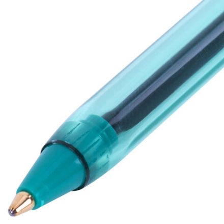 Ручки шариковые BRAUBERG X-30 COLOR MIX, КОМПЛЕКТ 12 ШТ., СИНИЕ, пишущий узел 1 мм, линия письма 0,5 мм, 144336