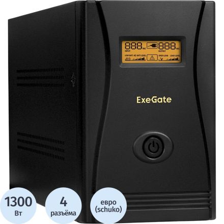 ИБП ExeGate SpecialPro Smart LLB-2200.LCD.AVR.4SH.RJ.USB (EP285531RUS) ИБП ExeGate SpecialPro Smart LLB-2200.LCD.AVR.4SH.RJ.USB (EP285531RUS)