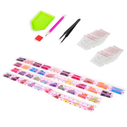 Картина стразами (алмазная мозаика) 40х50 см, ОСТРОВ СОКРОВИЩ "Попугаи", без подрамника, 662413 Картина стразами (алмазная мозаика) 40х50 см, ОСТРОВ СОКРОВИЩ "Попугаи", без подрамника, 662413