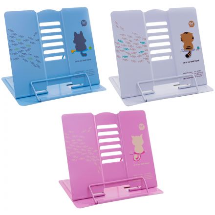 Подставка для книг ArtSpace "Коты", регулируемый угол наклона, ассорти Подставка для книг ArtSpace "Коты", регулируемый угол наклона, ассорти